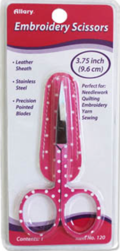 Embroidery Scissors - 3.75" - Pink Dot