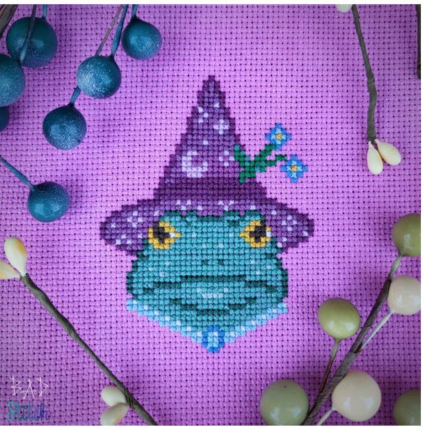 Resting Froggo Face – CelticSistersNeedlework