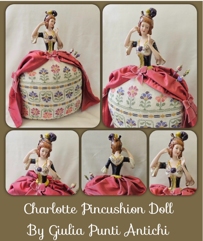 Charlotte Pincushion Doll pins