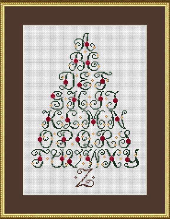 Christmas Tree Alphabet