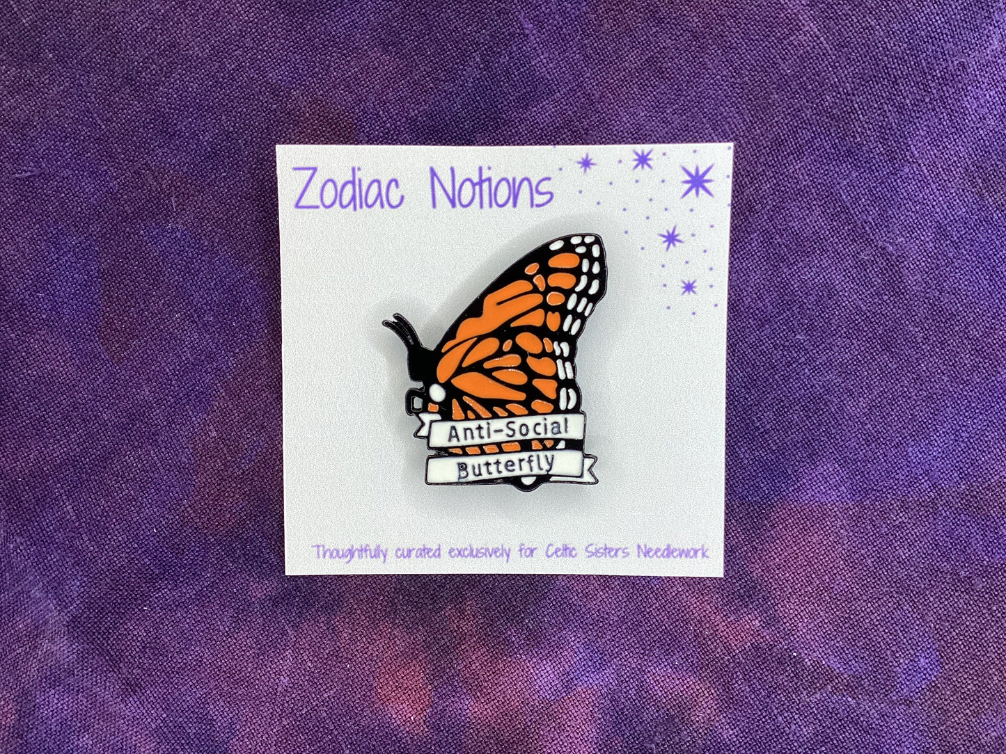 Anti Social Butterfly Needle Minder