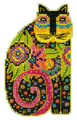 Laurel Burch Kit - Blossoming Feline