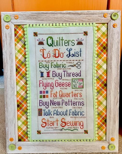 Quilters To Do List