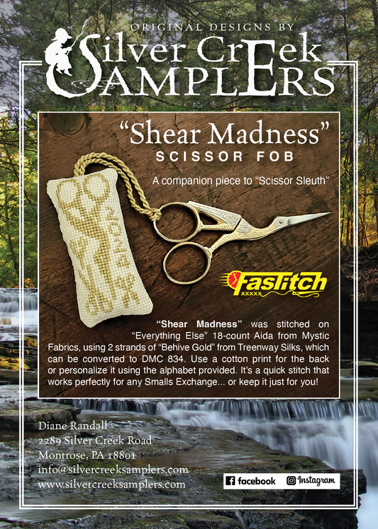 Shear Madness Scissor Fob