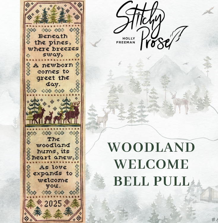 Woodland Welcome Bell Pull CGT Thread Pack