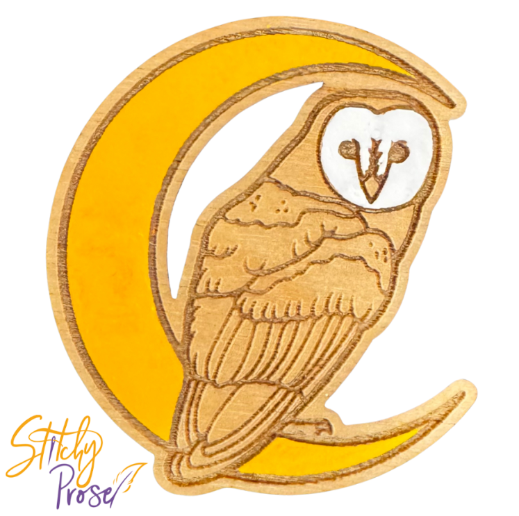 Wooden Night Owl needle minder