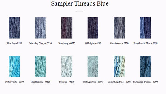 The Gentle Art Sampler Threads - Blues