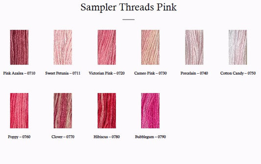 The Gentle Art Sampler Threads - Pinks