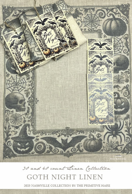 Goth Night 40 ct linen