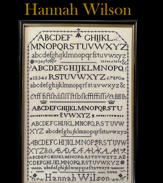 Hannah Wilson (Ackworth) Sampler